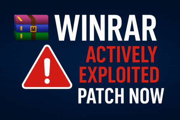 WinRAR Actively Exploited – Patch Now